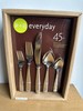 R&B Silver Bands 45-Piece Flatware Set 1482845000 New In Box gallery