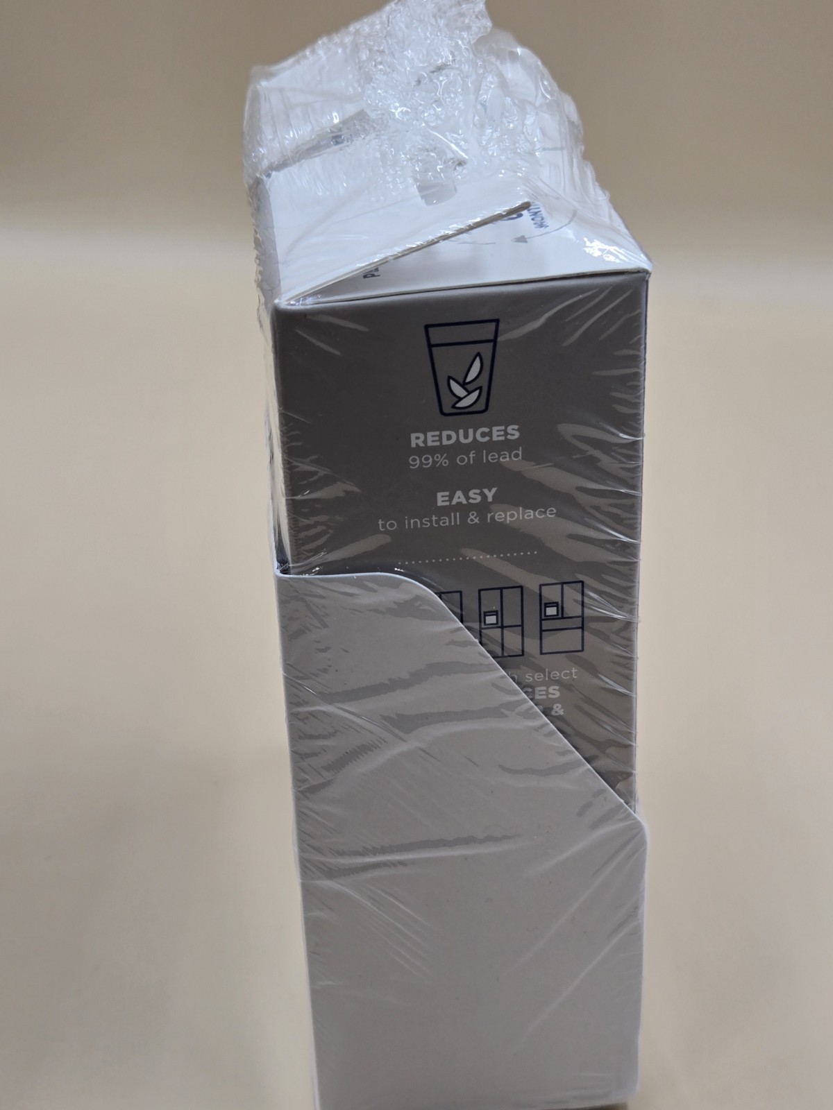 Qty 2 GE XWFE Refrigerator Water Filter, Genuine Replacement Filter Cert. to Red gallery