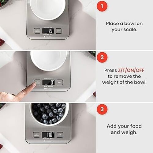 Etekcity Food Kitchen Scale, Digital Grams and Ounces for Weight Loss gallery