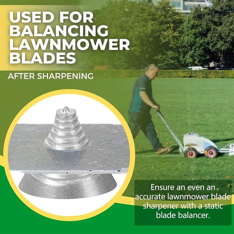 Universal Metal Precision Blade Balancers for Lawn Mower Maintenance - 1-Pack gallery