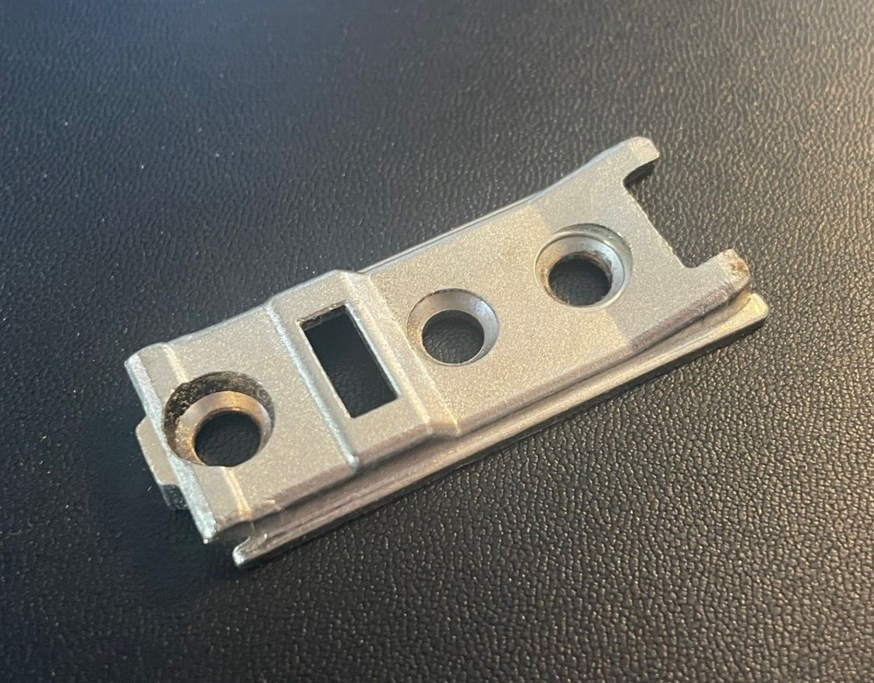 GRASS Cabinet Hinge Base Plate #24 (1.3mm) • Straight Style • NEW • Made in Aust gallery