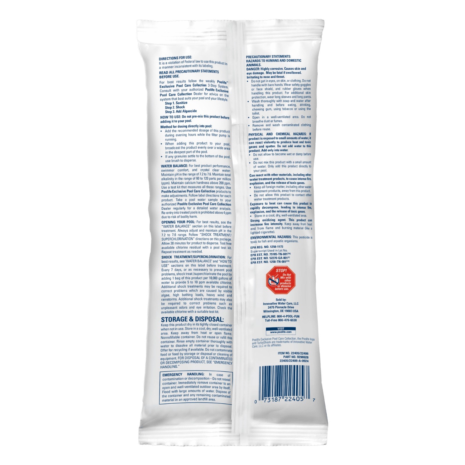 Poolife Turbo Shock 1lb gallery