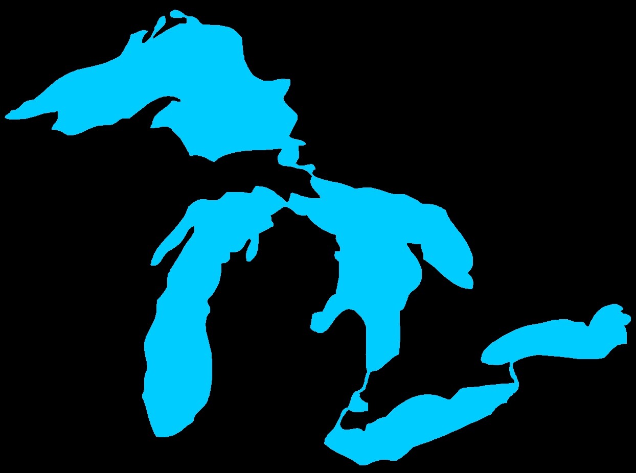 Great Lakes Die Cut Window Sticker Decal BLUE (State of Michigan) gallery