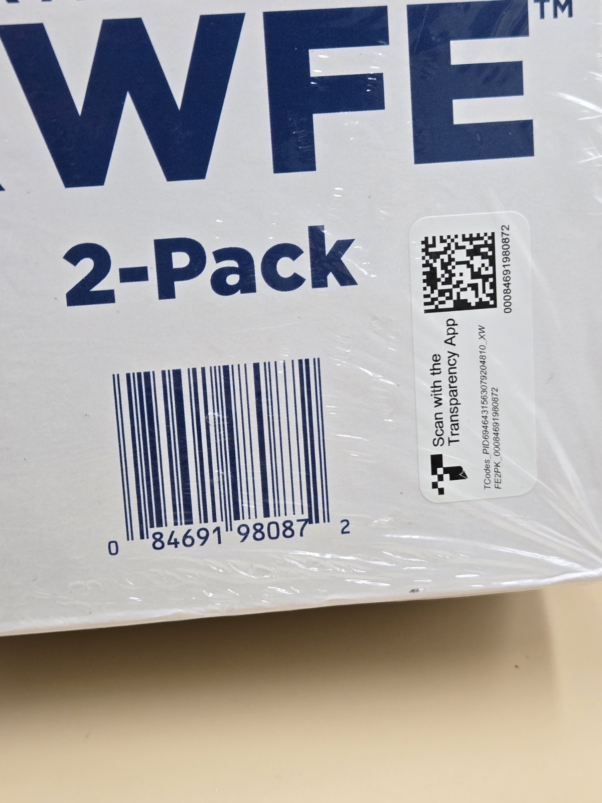 Qty 2 GE XWFE Refrigerator Water Filter, Genuine Replacement Filter Cert. to Red gallery