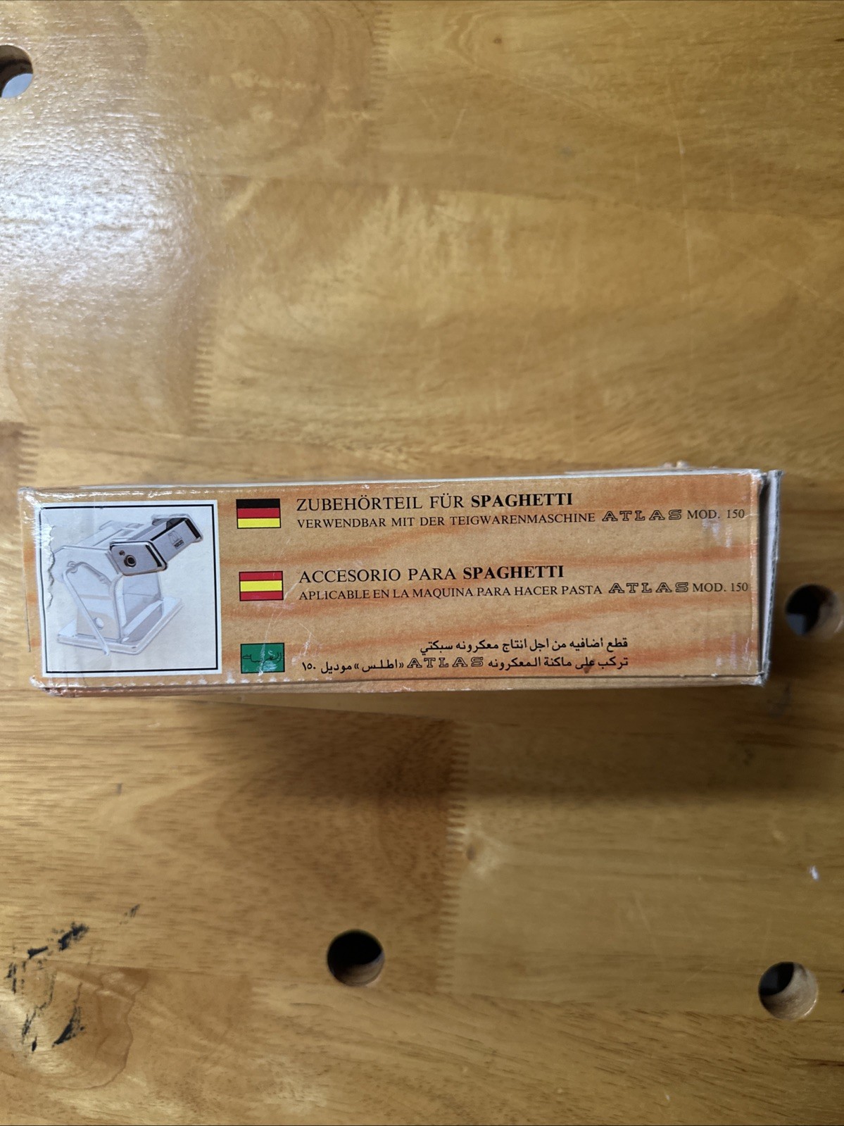 Marcato Spaghetti Accessory for Atlas Pasta Machine Model 150 Attachment Italy gallery