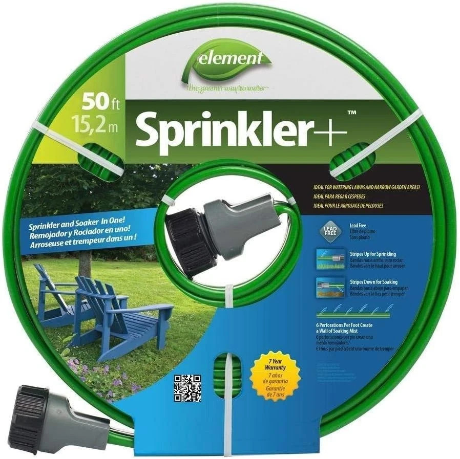 Swan Products Element Sprinkler Soaker Hose 50' (50Ft, Green) 50Ft, Green gallery