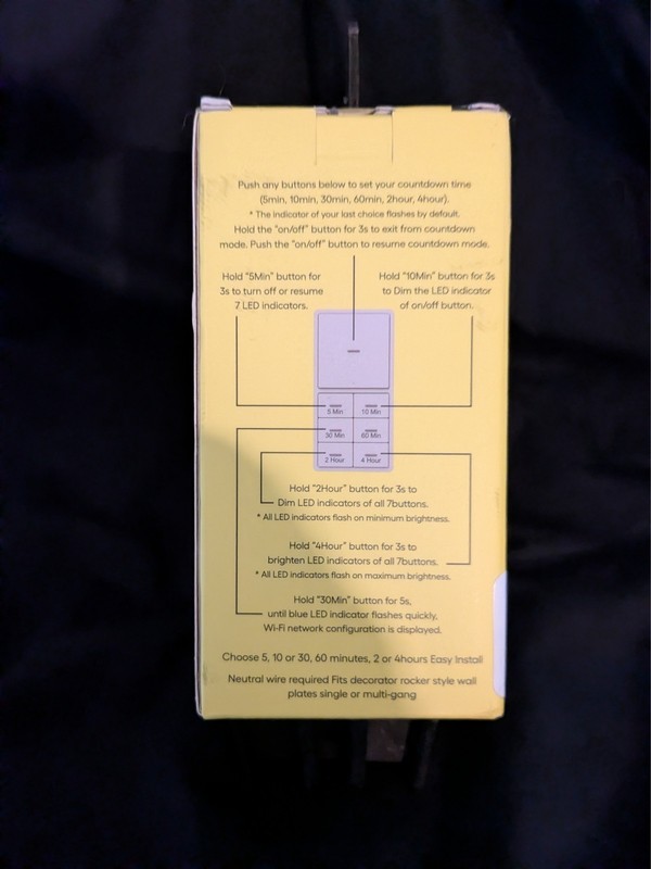 WiFi Timer Switch - Smart Countdown Timer, 5-15-30 Minutes/1-2-4 Hour, ON/OFF... gallery