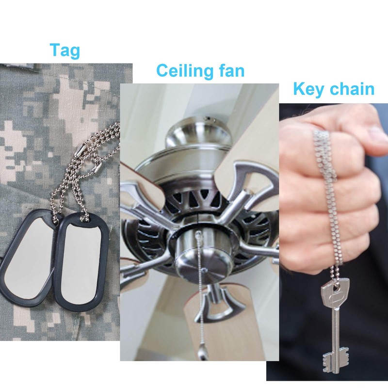 200 Inch Ceiling Fan Pull Chain, (Upgrade Rust Proof) 3.2mm Beaded Pull Chain... gallery
