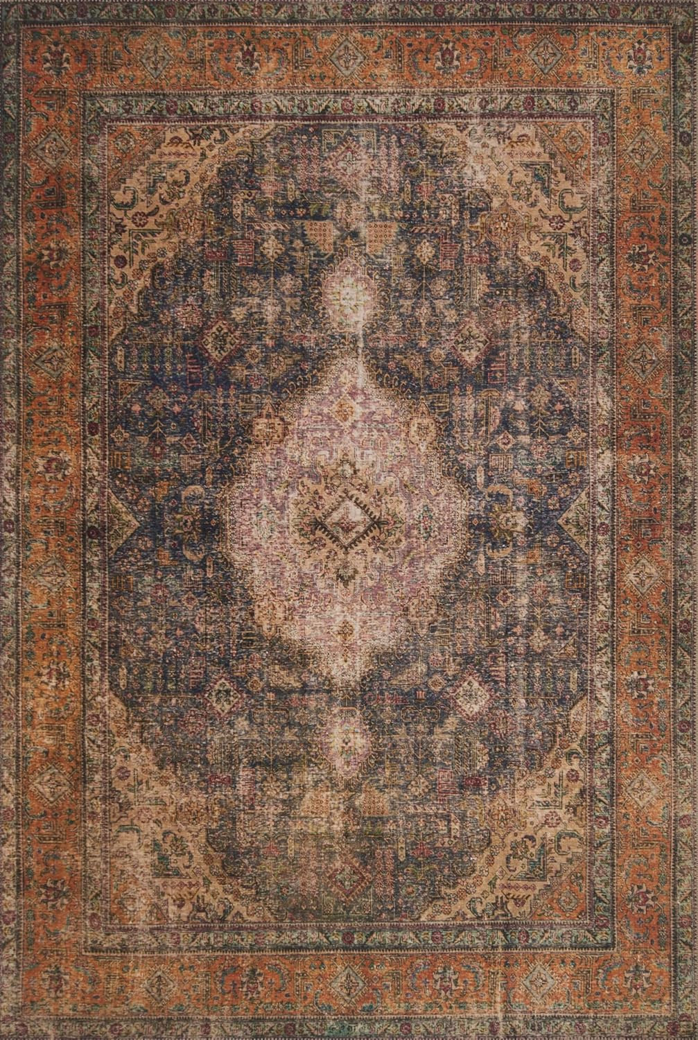 Loloi Loren Collection LQ-02 Plum/Multi 5'-0" X 7'-6" Area Rug gallery