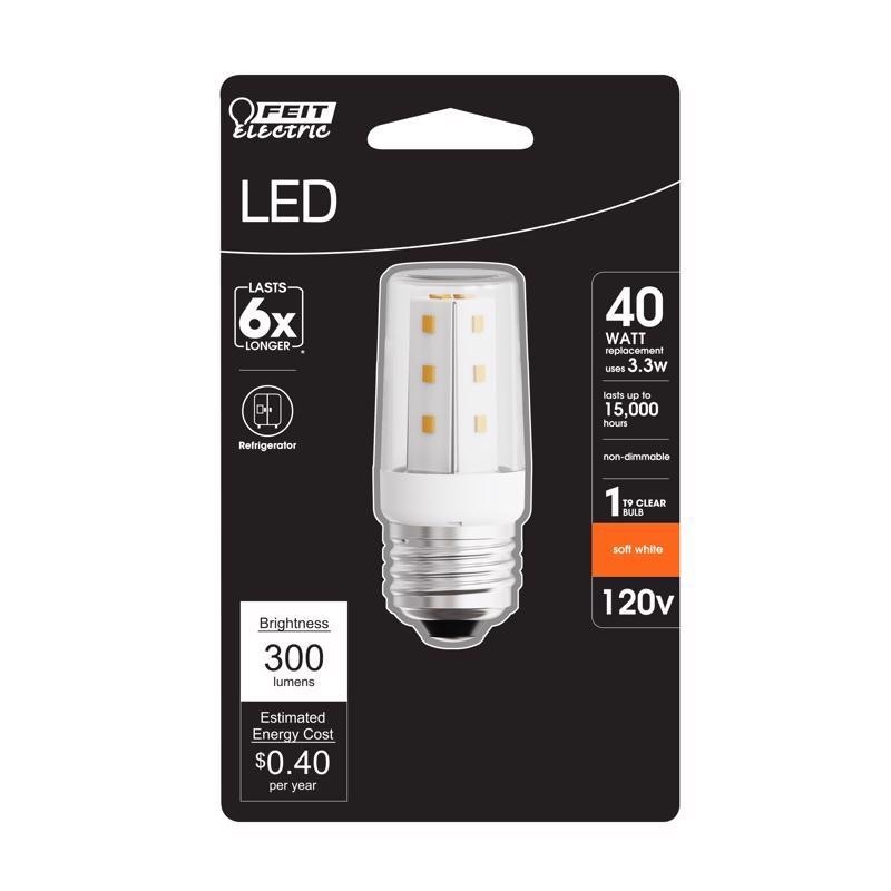 Feit T9 E26 (Medium) LED Bulb Soft White 40 Watt Equivalence 1 pk BP40T9S927HDRP gallery