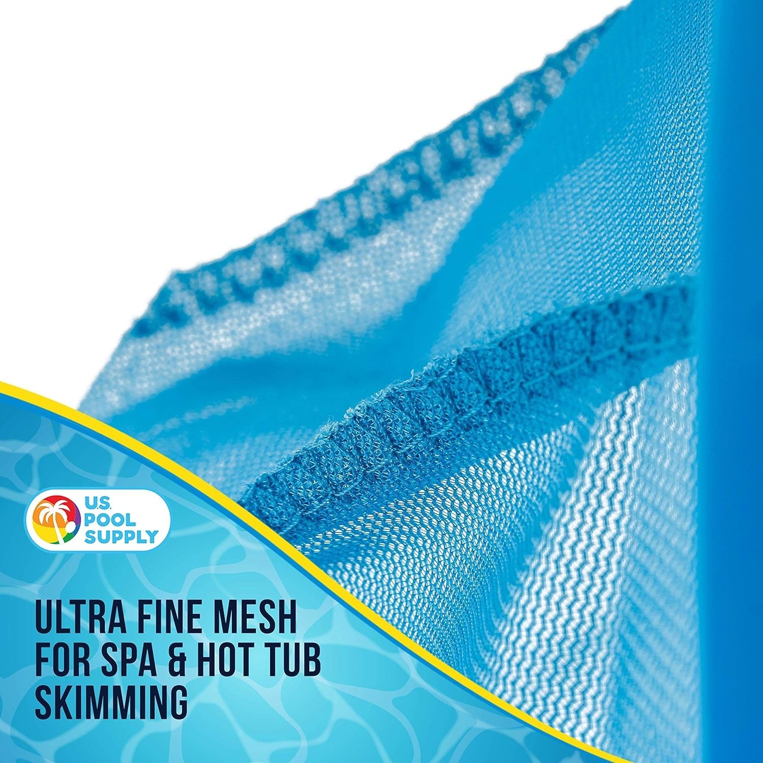 Professional Spa, Hot Tub, Pool Hand Leaf Skimmer Net with 12" Aluminum Pole - D gallery