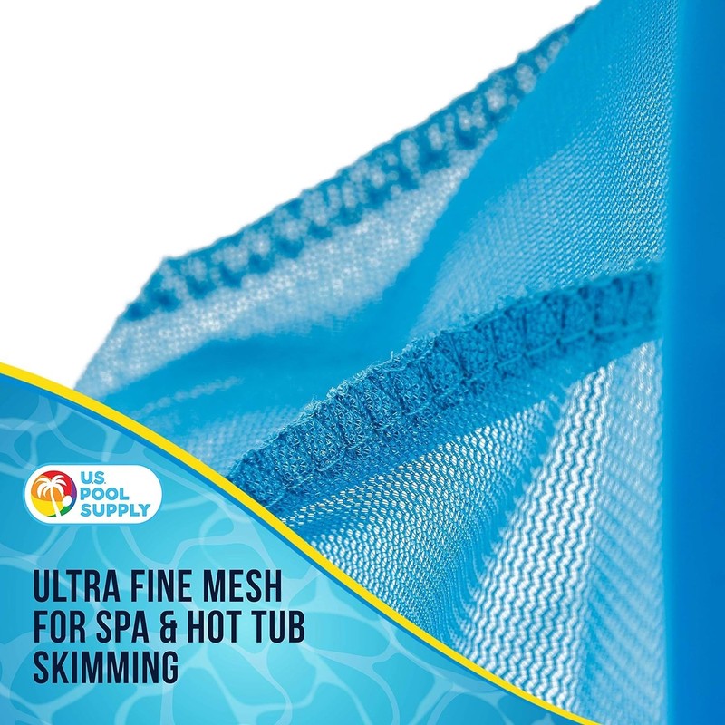 Professional Spa, Hot Tub, Pool Hand Leaf Skimmer Net with 12" Aluminum Pole - D gallery