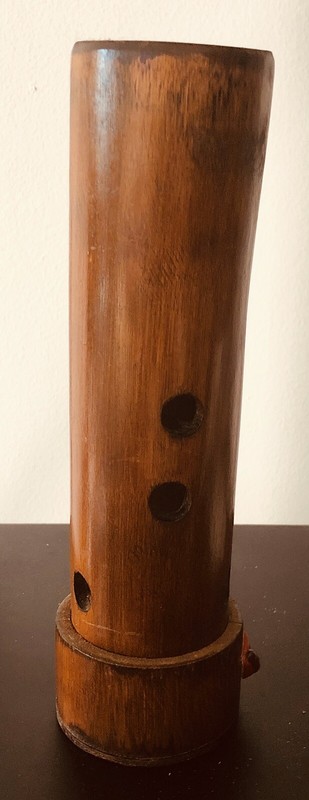 Dark Elf Decor Bamboo Hand made Incense Holder Made In Ecuador gallery