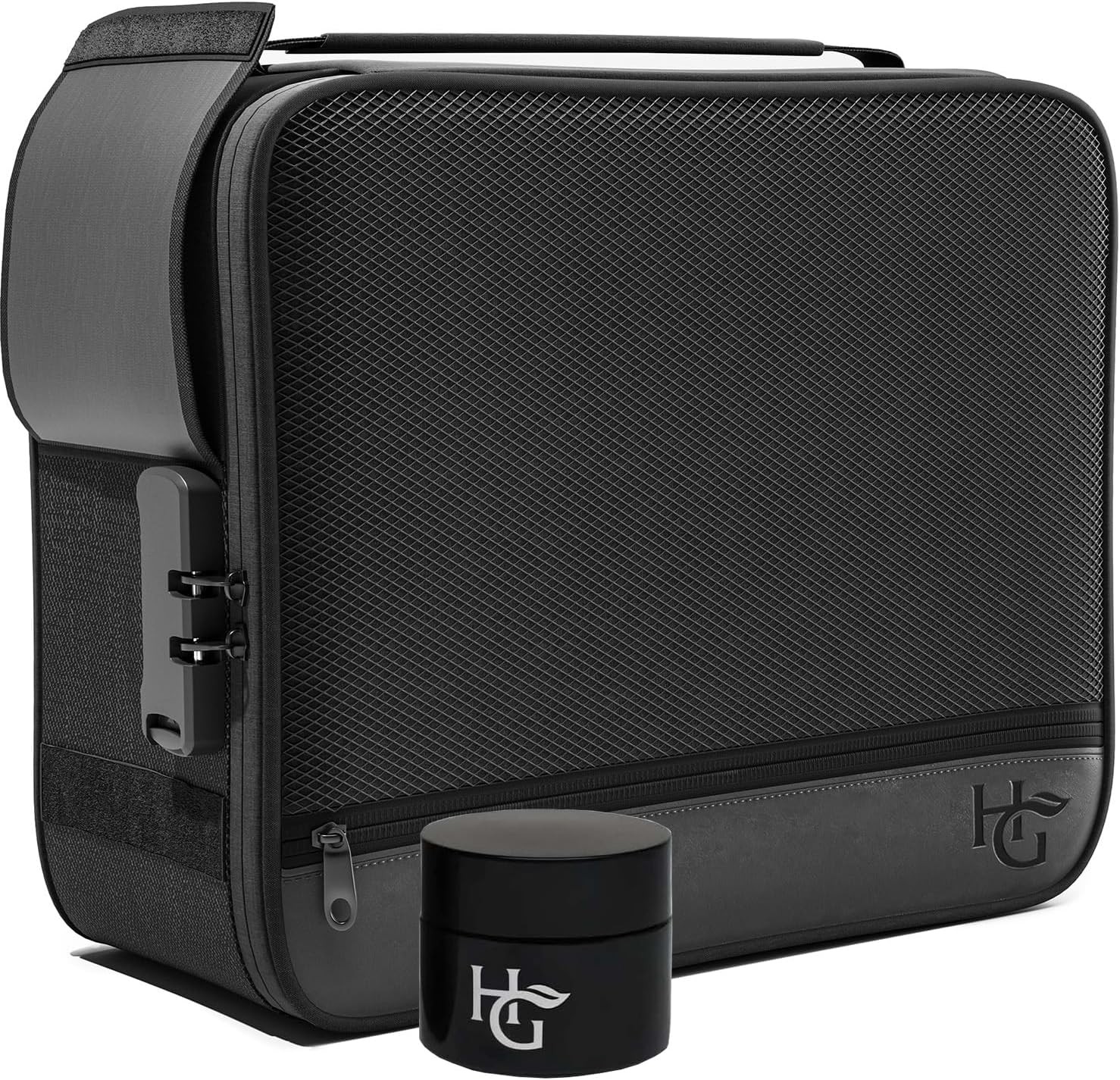 Large Smell Proof Bag & Case with Combination Lock (Holds Up to 3 Ounces) - inc gallery