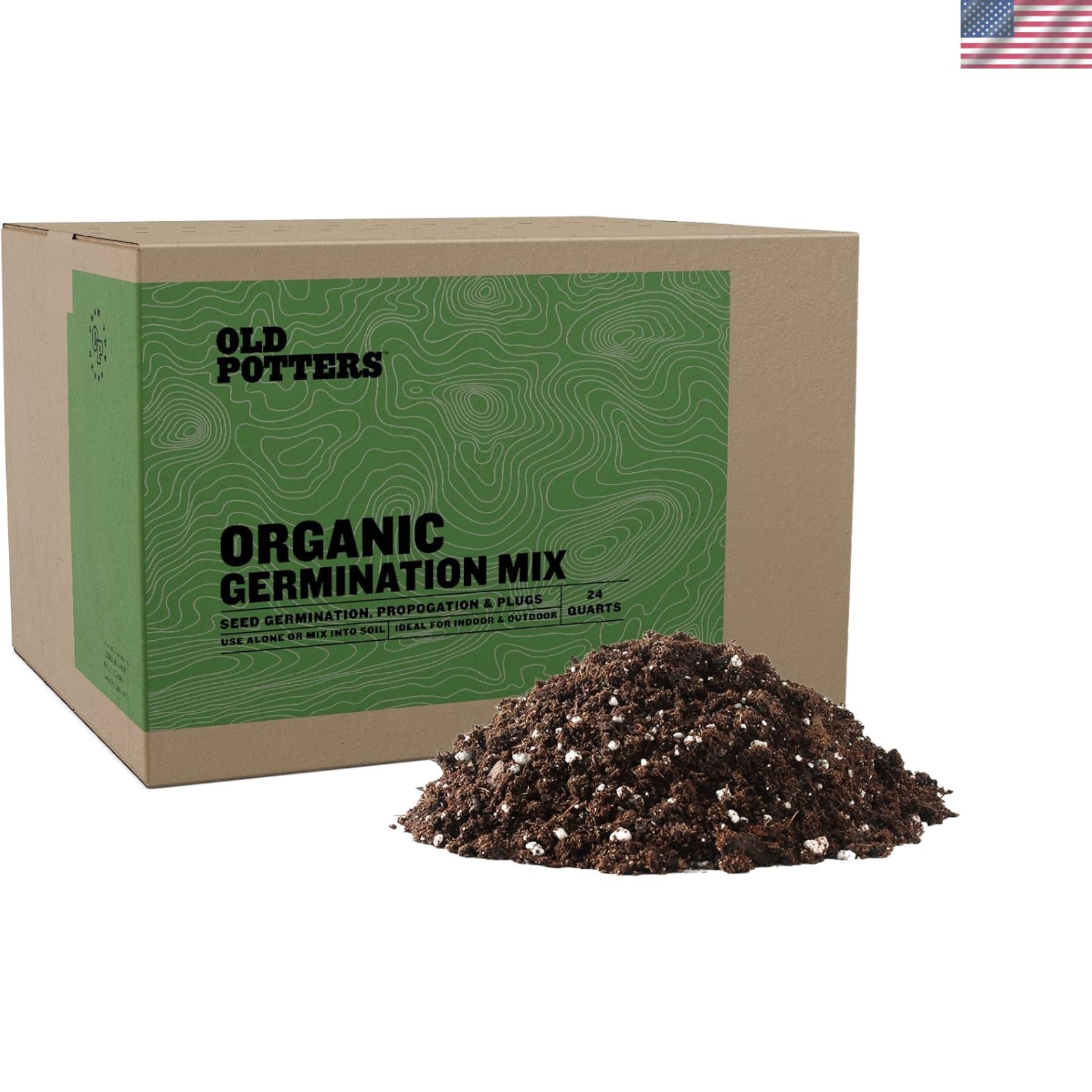 Germination Mix with Peat Moss, Fine Perlite & Vermiculite - Perfect for Seed... gallery