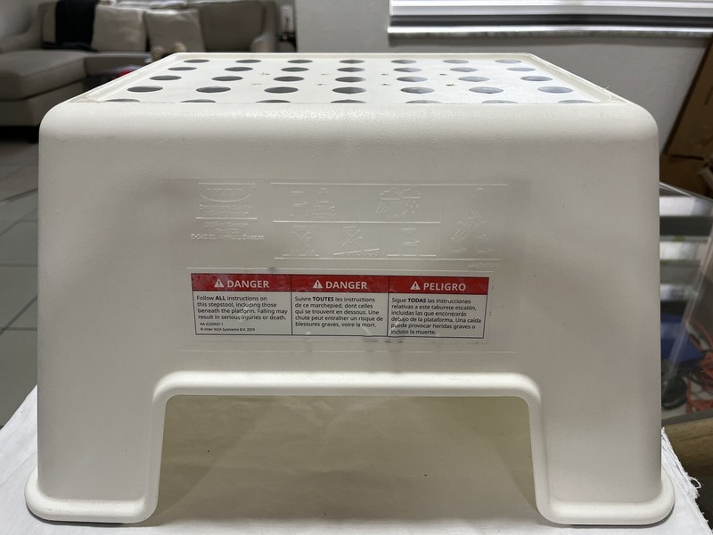 Step Stool Type: Type-II Highest Standing Level: 25cm/9 7/8”,Load Capacity 220lb gallery