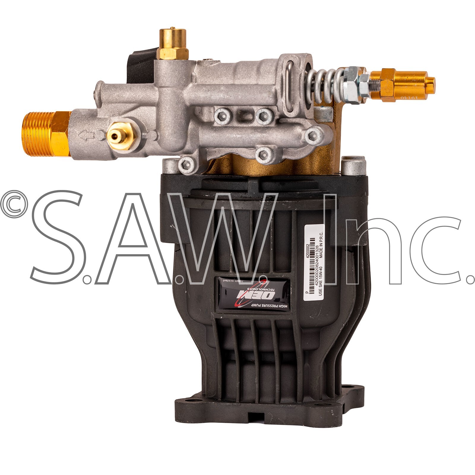 520002 Simpson OEM Technologies Pressure Washer Pump 2.5GPM @ 3400 Max PSI gallery