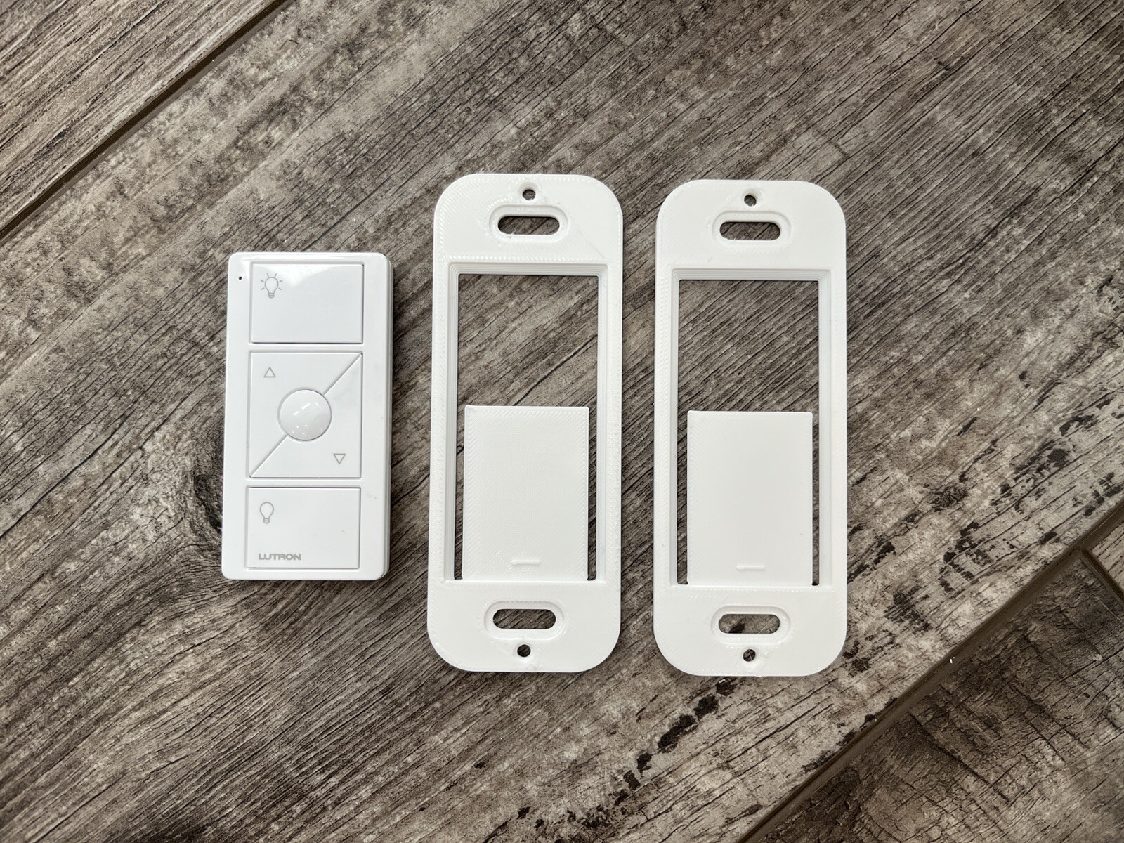 2 Pack - Wallplate Brackets for Lutron Caseta Pico Remote - 3D Printed gallery