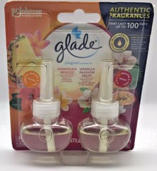 Glade Plug Ins Scented Oils 2 Count Hawaiian Breeze & Vanilla Passion Fruit