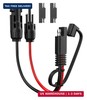 BERLAT Solar Extension Cable - 10AWG, 30cm with 2 SAE Polarity Reverse Adapters gallery