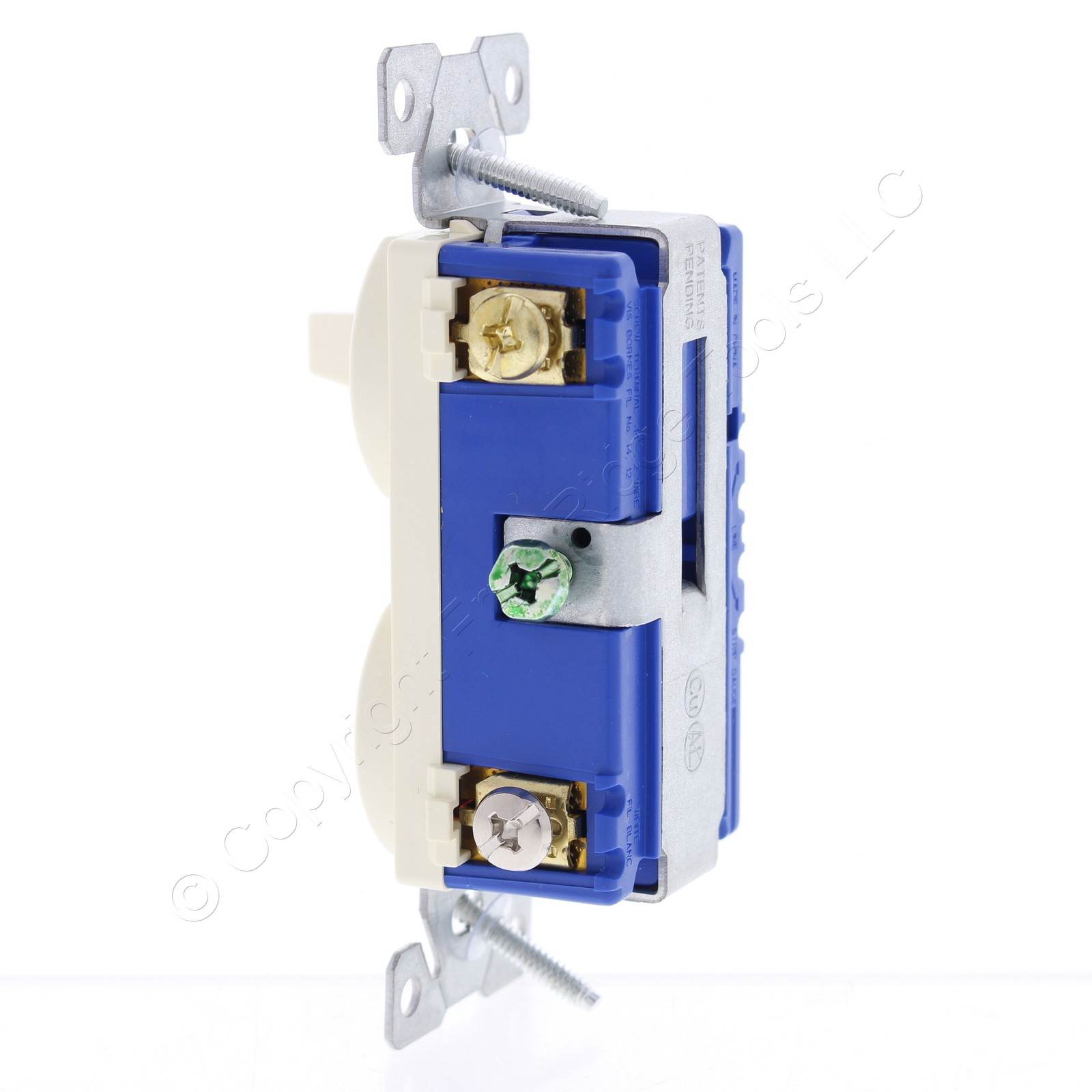 Cooper #277A Almond Pilot Light Toggle Wall Switch Single Pole Control 15A 120V gallery