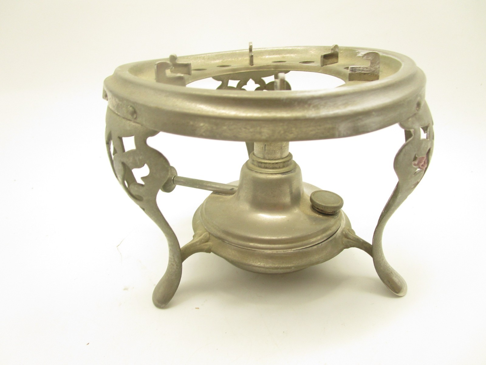 Antique Manning Bowman Nickel plated burner 1905 gallery