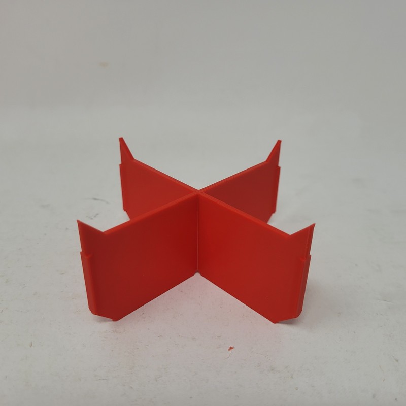 10 Red 4-Way Divider for Low Profile Milwaukee Packout Tray Insert gallery