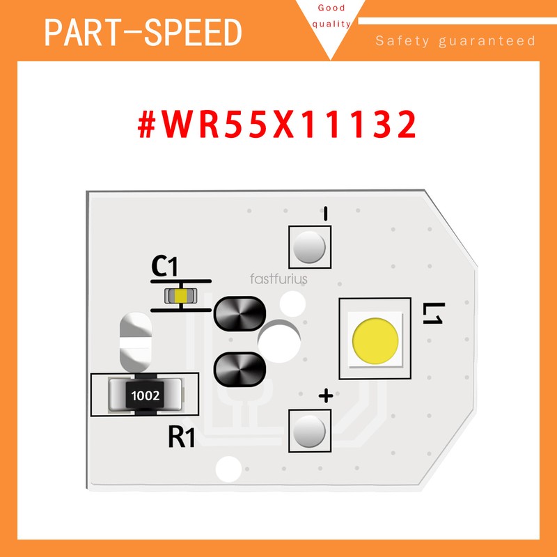 5 PCS Refrigerator Light Bulb WR55X25754 WR55X11132 Fits GE LED Light Replace gallery
