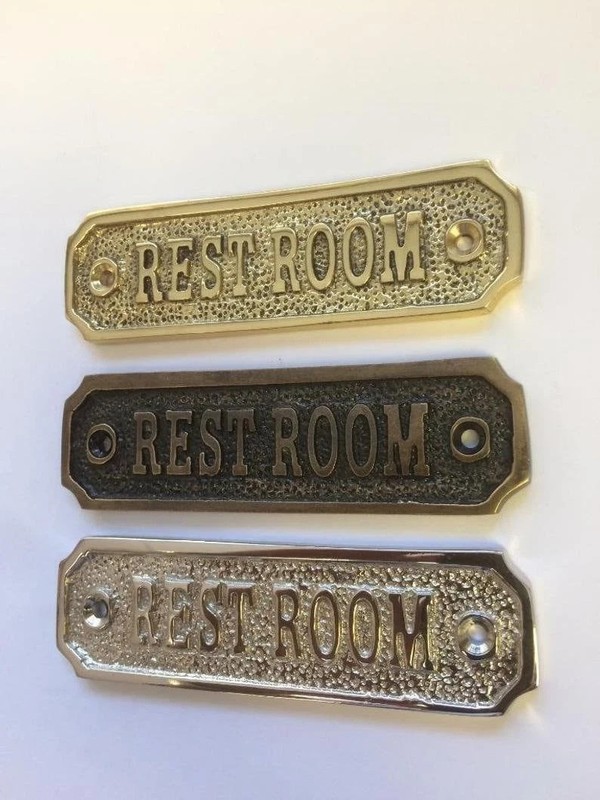 Customized Cast brass custom door signs - Personalized plaques - Outdoor plaques gallery