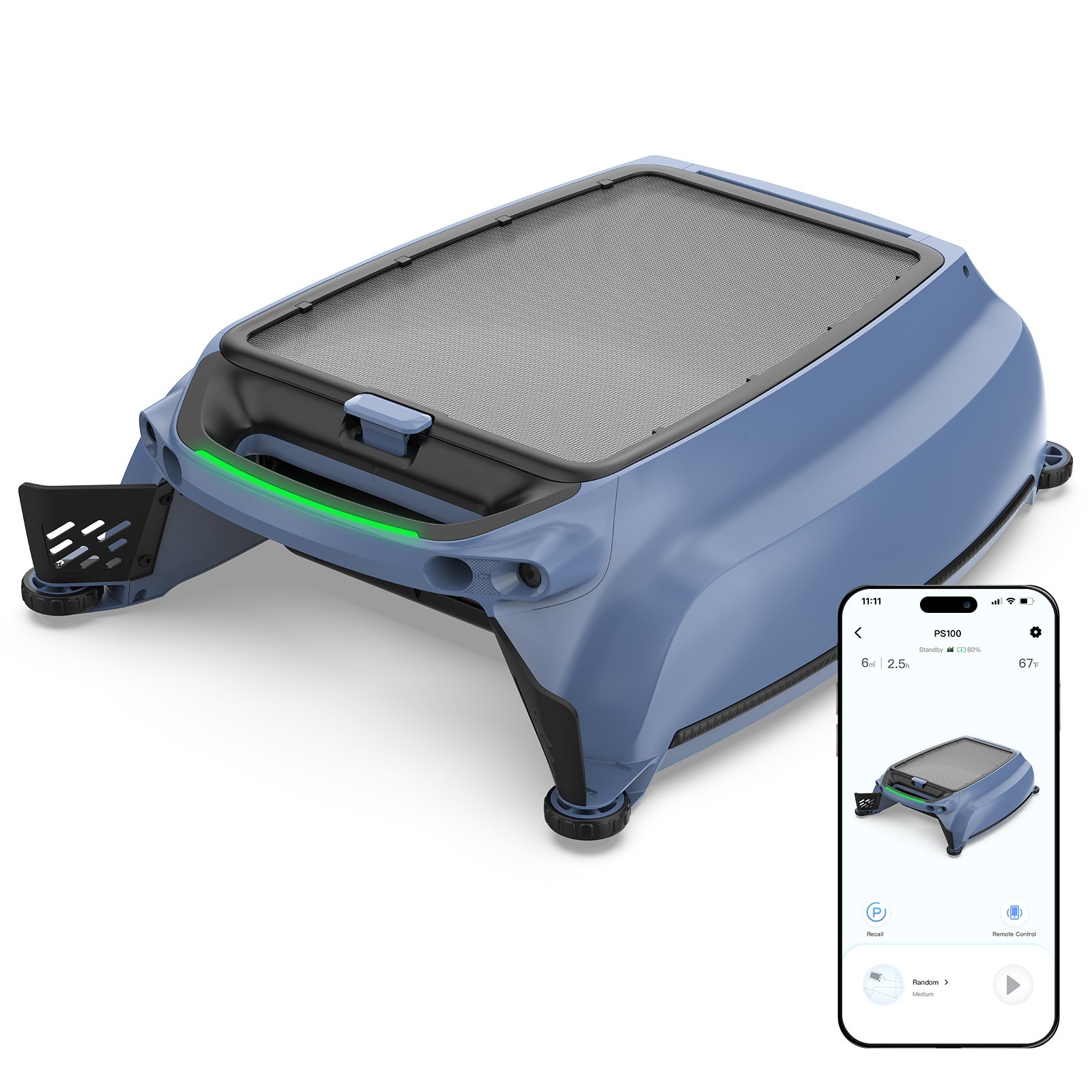 AIRROBO SP200 Solar Powered Robotic Pool Skimmer Cordless Automatic Pool Cleaner gallery