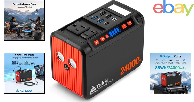 Portable Battery Backup with Fast Charging and Lightweight Design for Camping gallery