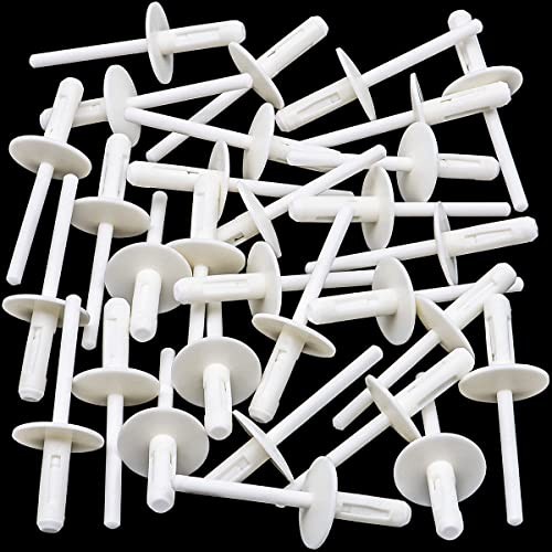 30pcs Wheel Arch Trim Cover Nylon Expanding Rivet White Nylon for BMW gallery