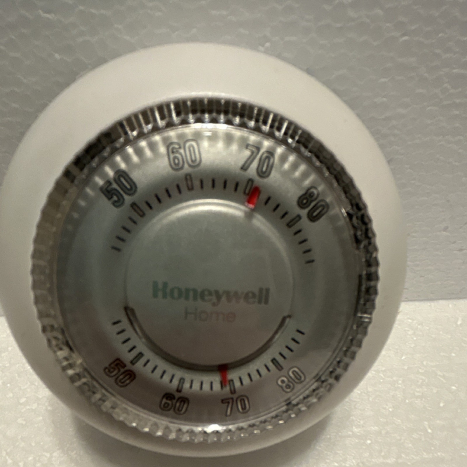 Honeywell Home Round Non-Programmable Thermostat White Heat/Cool gallery