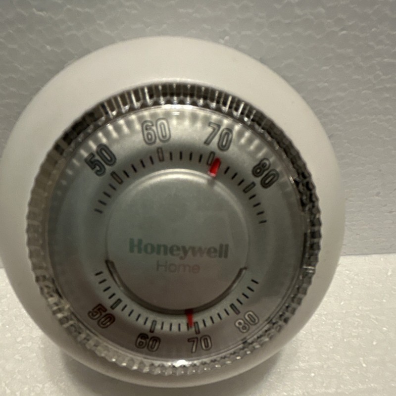 Honeywell Home Round Non-Programmable Thermostat White Heat/Cool gallery