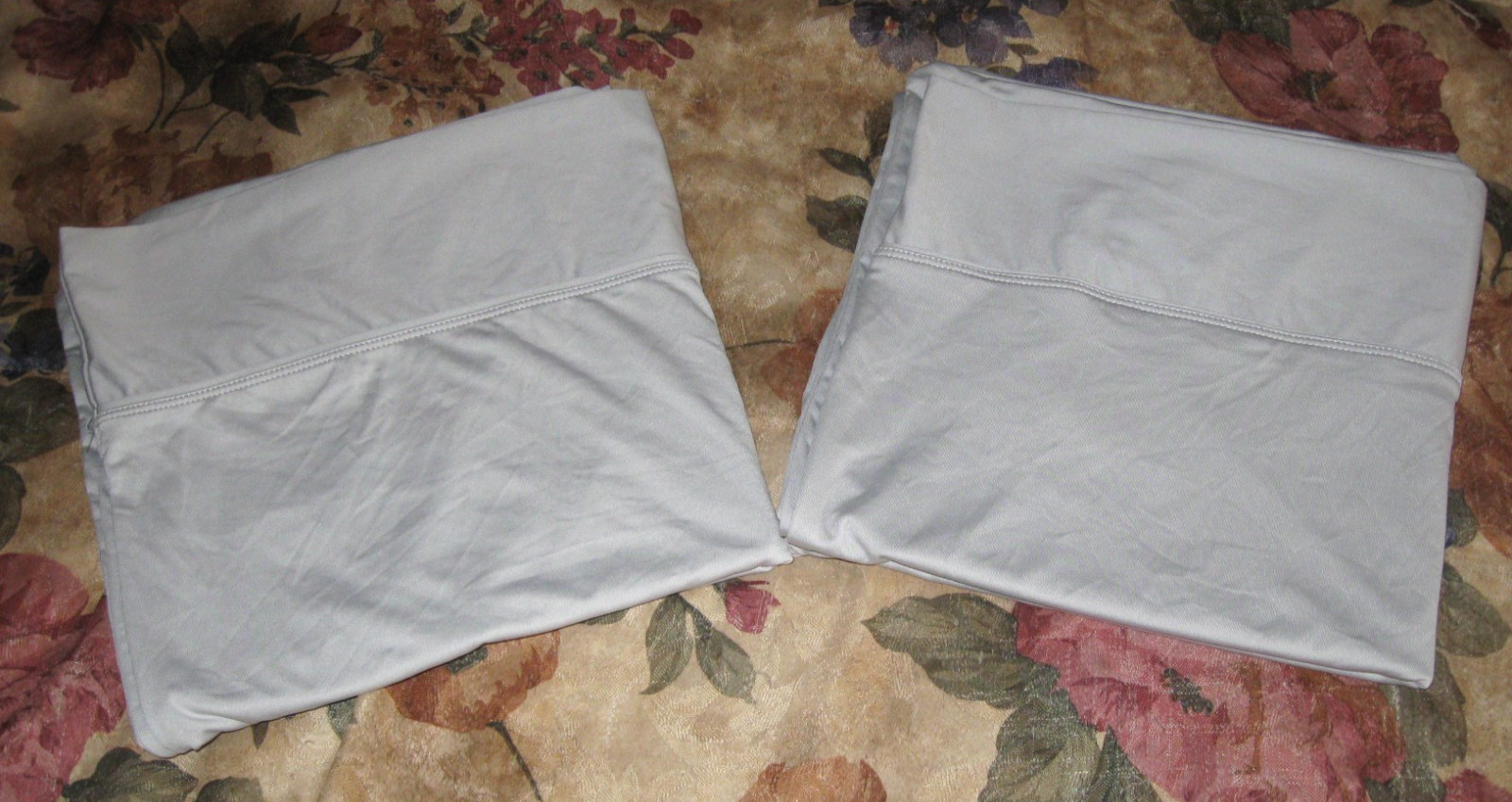 Sheex Original Performance Fabric 2 KING Size Pillowcases LIGHT GRAY GREAT COND. gallery