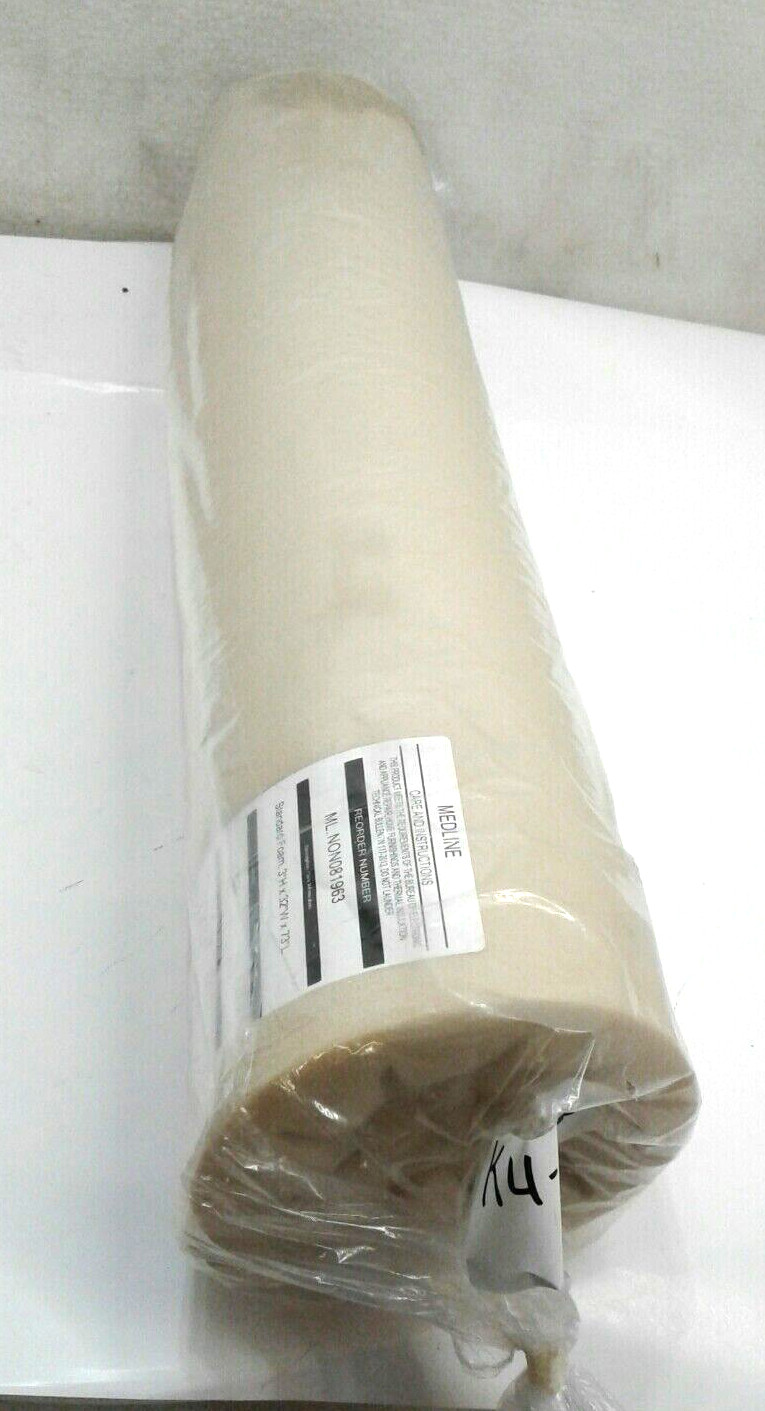 MedLine ML.NON081963 Convoluted Overlay Standard Foam Bed Pad 32" x 73" x 3" gallery