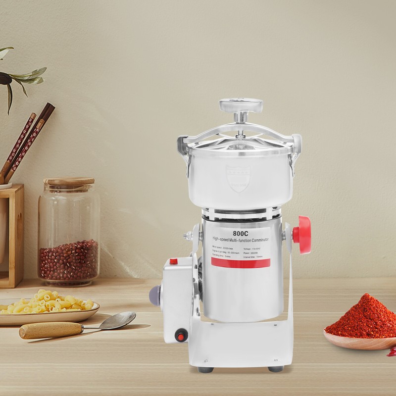 Electric Grain Mill Grinder 800g Commercial Spice Grinder High-Speed Pulverizer gallery