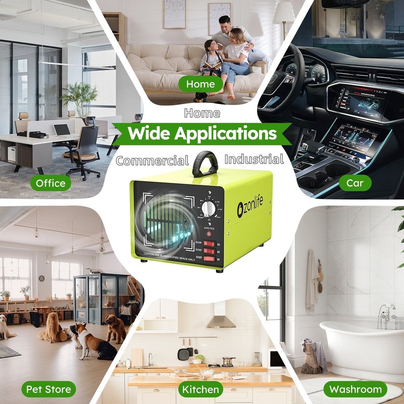Industrial Ozone Machine 50g Ozone Generator Air Purifier Remove Tough Odor gallery