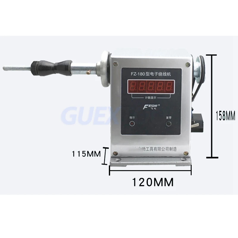 Electric Counting Winding Machine Adjustable Type Semi-automatic Winding Tool gallery
