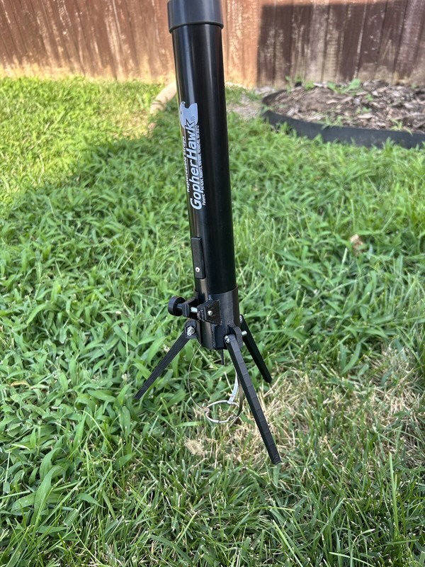 Gopher Hawk Gopher & Mole Trap STAND For Shallow Holes **(TRAP NOT INCLUDED)** gallery