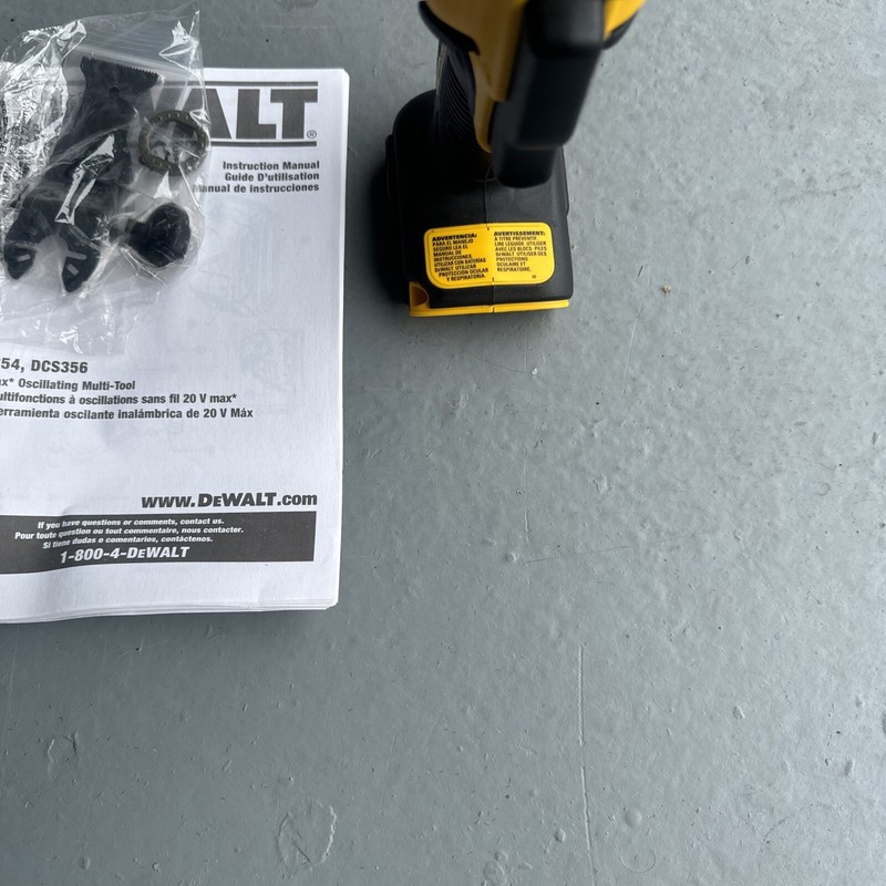 DCS354B 20V MAX Brushless Oscillating Multi-Tool, Tool Only Atomic New gallery