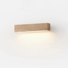 Wabi Sabi Wall Sconce Light | Minimalist Bedroom Wall Light 30cm 11.8in