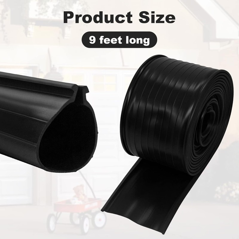 9FT Garage Door Bottom Seal Replacement Rubber Weather Seal for Clopay Doors gallery