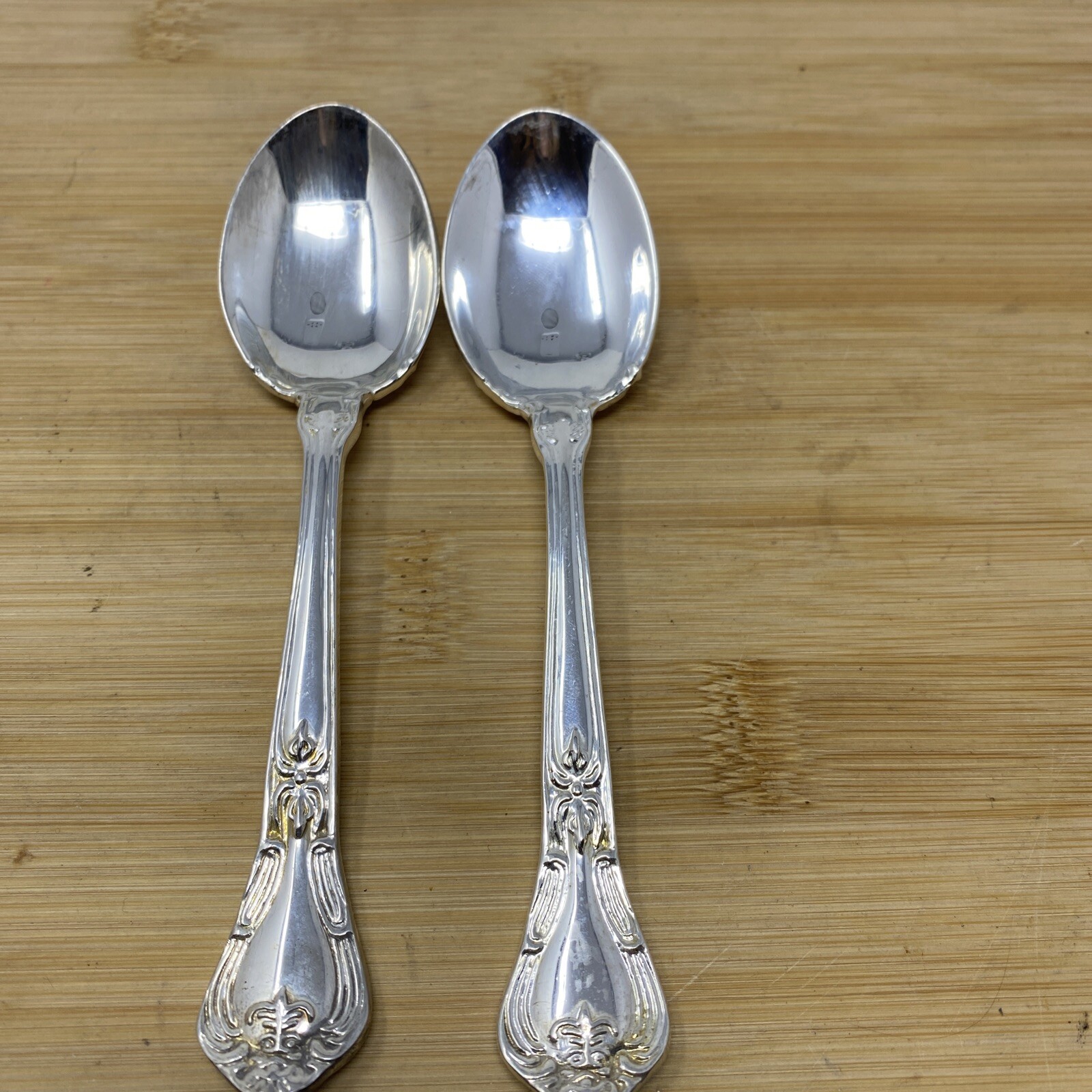 2 Teaspoons Godinger GRAND MASTER Silverplate Flatware Vtg Replacement gallery