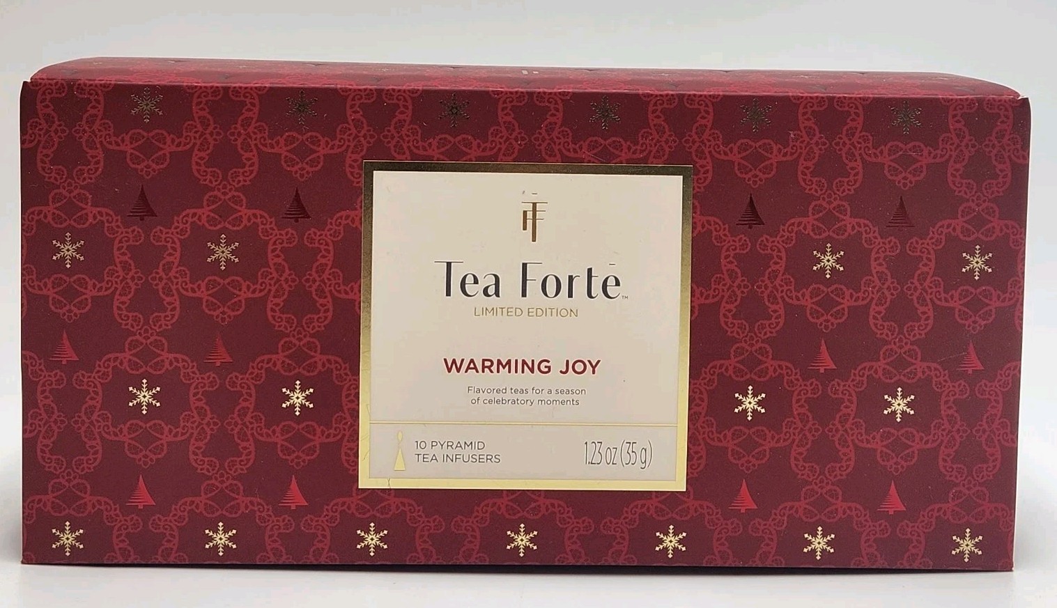 Tea Forte 10 Handcrafted Pyramid Tea Infusers Warming Joy W/ Presentation Box gallery