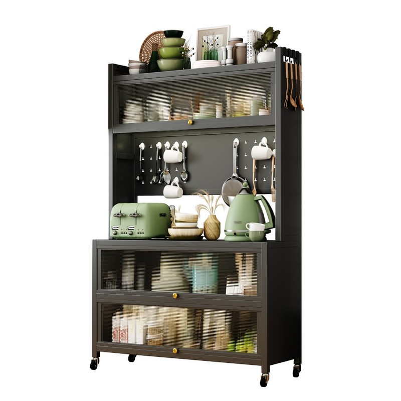 5 Tier Multifunctional Microwave Stand Buffet, Coffee Bar,DJYC1 gallery