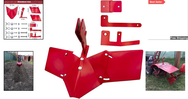 Durable Adjustable Hiller-Furrower Kit—Essential for Efficient Soil Cultivation gallery
