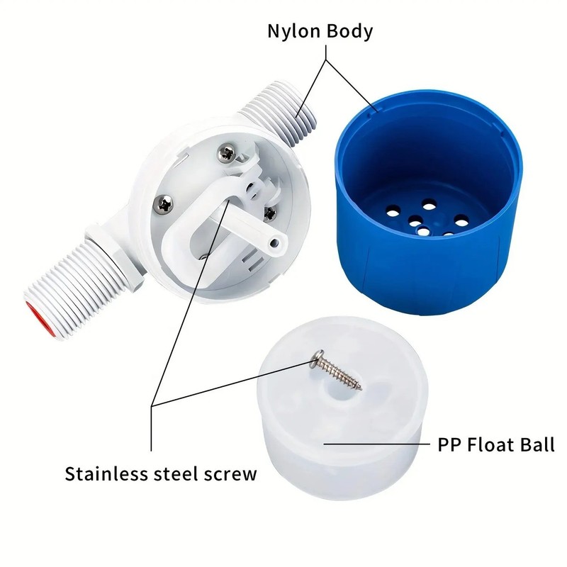 Automatic Water Level Control Float Valve Water Tank Shutoff gallery