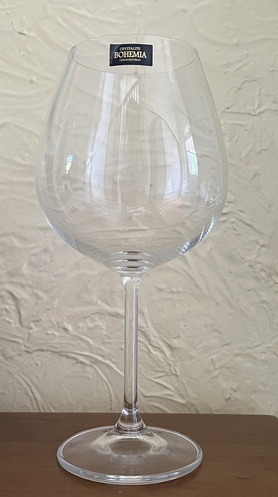 Bohemia Crystalite Gastro 22 oz. 9 Inches Tall Red Wine Glass New With Tags gallery