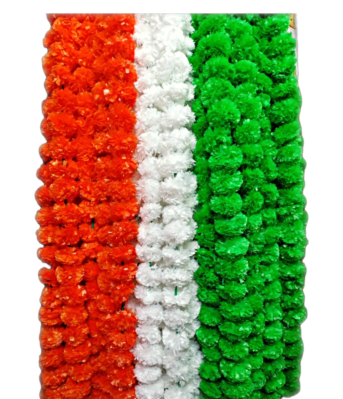 100Pcs Set Artificial Marigold Flower Garlands Diwali Indian Wedding Decoration gallery